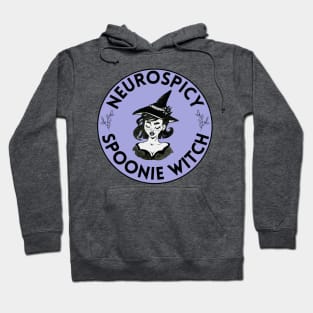 Retro Neurospicy Spoonie Witch Hoodie